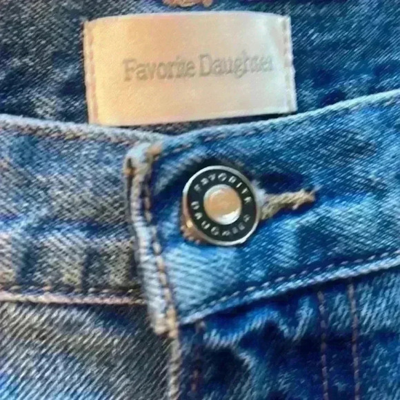 NWOT FAVORITE DAUGHTER The Tommy dublin Raw Hem Short - Picture 7 of 11